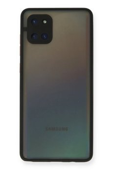 CepteToptan Samsung Galaxy A81 / Note 10 Lite Kılıf Montreal Silikon Kapak - Siyah - DROPX5877-9321