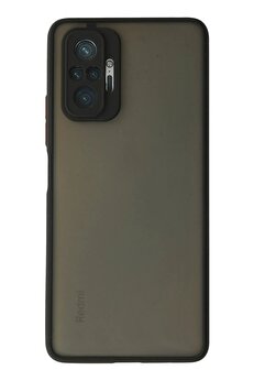 CepteToptan Xiaomi Redmi Note 10 Pro Kılıf Montreal Silikon Kapak - Siyah - DROPX9310-2259