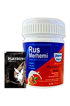 Adoil Playboy Blue Rus Merhemi 50 ml Tüy Dökücü Krem + Yanında Jel