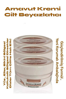 Adoi̇l Whi̇teni̇ng Cream Arnavut Kremi̇ ,Aklık, Beyazlatıcı Krem 100 Ml X 3 Adet