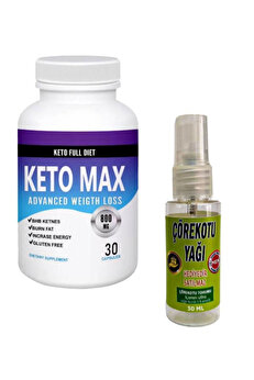 Adoi̇l Keto Max Destekleyi̇ci̇ Ürün 30 Lu X 1 Adet + Masaj Yağı 30 Ml