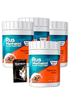 Adoil Playboy Turquoise 4'lü Birden Ceviz & Ceviz Sütü Rus Merhemi 50 ml Tüy Dökücü Krem + 1 Armağan Jel