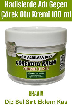 Adoil Bravia Çörek Otu Kremi 100 ml 1 Adet