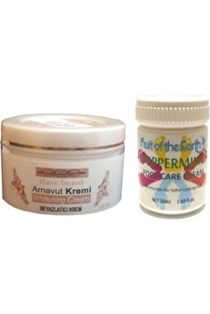 Adoi̇l Hi̇ntohu Three Brand 100Ml Arnavut Aklık Kremi̇+Foot Care Cream 50Ml Ayak Bakım Kremi̇ Nane Ferahlığı