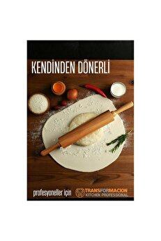 Toptan Bulurum Dönerli Ahşap Merdane Hamur Açma Merdanesi Mutfak Merdanesi