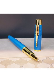 Evimdeyokyok Turkuaz Metal Roller Kalem