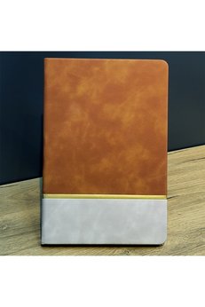 Evimdeyokyok Çizgili Deri Defter Taba