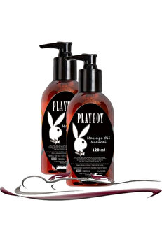 Adoi̇l Playboy Natural Massage Oi̇l Kokusuz Vücut Masaj Yağı 2 Adet 120 Ml
