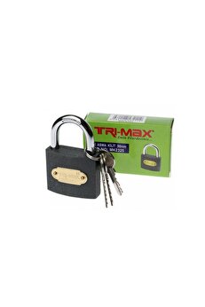 Trimax Tri-max Gri Döküm Asma Kilit 25 mm 2 Yıl Sağ Döküm CN