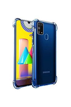 İsmiyle Al ALLY SM Galaxy M31S Anti-Drop Silikon Kılıf Shockproof kılıf-(1903)