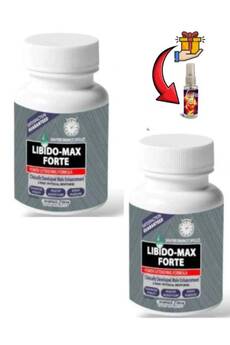 Adoil Libido Max Forte Erkeklere Özel Bölge Destekleyici 30'lu x 2 adet+ Lustra Masaj Yağı
