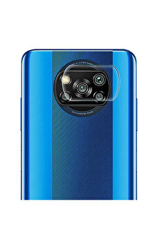 İsmiyle Al Xiaomi POCO X3 Tempered Cam Kamera Koruyucu-(1903)