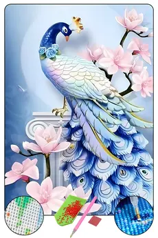 Hondep 5D Sayılarla Elmas Boyama 50X40 Cm Kendi̇n Yap Dıy Puzzle Hobi̇ Seti̇ Mozai̇k Tablo Dekorasyon