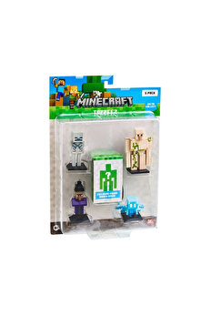 gizmurstore PMI MC2040 Minecraft 3D Figür Toppeez 5li Set
