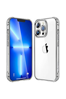 İsmiyle Al iPhone 13 Pro Max 6.7inç Shockproof Darbe Emici Silikon Kılıf-(1903)