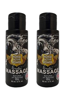 Adoi̇l Hors Acti̇ve Power Rahatlatıcı Fantezi̇li̇ Etki̇lerde Vücut Masaj Yağı 60 Ml 2 Adet