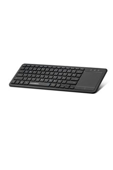 Evimdeyokyok Bluetooth + Wireless Klavye + Touch Pad Q Siyah Hdx2505