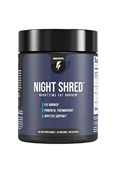 Elit Night Shred Nighttime Fatburner 60 Caps Gece Istenmeyen Yağlara Parçalayıcı