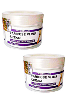 Verto Vari̇x Vari̇cose Vei̇ns West&Month Leg Bakım Kremi̇ 100 Ml X 2 Adet