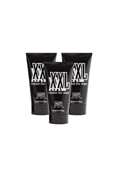 Ekince HotXXL Cream Men Hardener Delayer Enlarger 3 Tane 50 ml Erkeklere Özel Boyut Kremi Bkn1EK323