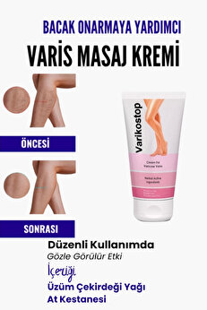 just cheap store Var.is Bölgesi Için Bacak Onarmaya Yardımcı Ve Besleyici Varikostop Masaj Kremi 200 ml