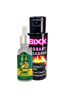 Elit 7Days Bay Saç Bakım Yağı ve + Sıxx Memme Şekiııendirici Bakım Kremi 60 ml