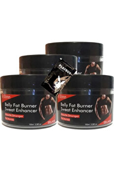 Ekince Eelhoe Belly Fatburner Sweat Enhancer Krem 100 ml x 4 adet + Jel