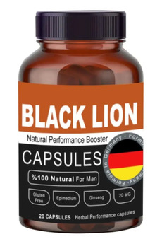 STİL KÖŞESİ Black Lion Men Booster Erkeklere Özel Sertlik Performanse 20'li