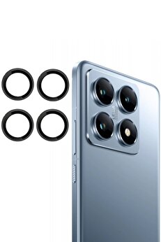 Buti̇k Cpt83 Xi̇aomi̇ Mi̇ 14T Pro Pvd Metal Kamera Lens - Si̇yah