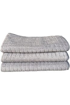 STOREMAX PRStoRe - Mikrofiber Mutfak Temizlik Bezi, Leke Tutmaz Temizlik için Kareli Bez - 40x40 cm - 3 Adet
