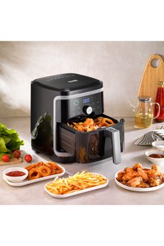 Schafer Thermochef XL Airfryer/Sıcak Hava Fritözü-Siyah