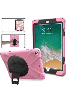 TEKNOCEP İpad Pro 10.5 3 Katmanlı Standlı Zırh Kılıf/Shockproof Case-(1903) - teknocep6147-8838