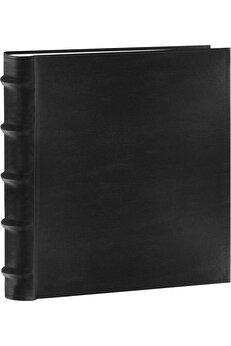 STOREMAX PRStoRe Photo Albums CLB-246/BK 200 Cepli Avrupa Gümrüklü Deri Fotoğraf Albümü, 4 x 15 cm Bask