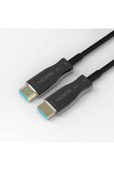 STOREMAX vegaShop AOC Fiber Hdmi 2.1 Kablo - 48Gbps, 8K 60Hz, 4K 120Hz, 4K 60Hz, eARC, HDR, D-HDR, HDCP2.3, D