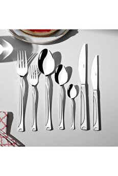 STOREMAX lvnshop Fiesta 12 Kişilik 84 Parça Deri Kutulu Çatal Kaşık Bıçak Takımı 224120