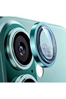 STOREMAX lvnshop 16 ve 16 ile Uyumlu Alaşım Çerçeveli ve 9H Sertliğinde Temperli Camlı Lens (Yeşil, Glass) 2