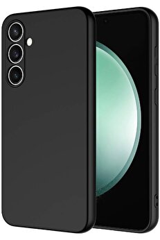 STOREMAX lvnshop S23 FE Uyumlu içi Kadife Leke Tutmaz Yumuşak Lansman Kılıf (Siyah) 224120