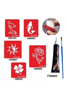 Airbrush Tattoo Zarif Kadın Desenleri Hint Kınası Ile Geçici Dövme Yapma Seti