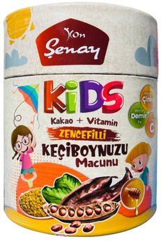 Şenay Kids Zencefilli Keçiboynuzu Macunu ( Kakao + Vitamin ) 240 G