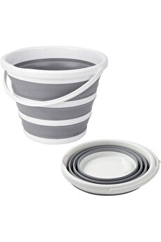 STOREMAX trendymr Kapısı Pratik Katlanabilir Akordiyon Plastik Kova 12,8 Lt Life 1171957