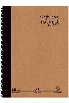 STOREMAX goldtrack Journal A5 Spiralli Defter – Sert Kapak, 160 Sayfa, – Günlük, Ofis ve Hediye Kullanımı İçi