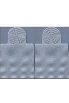 STOREMAX 2 Adet Ütü Ile Yapışan Boncuk Dizme Tablası Büyük Boy - Kare : 15,5 Cm - Daire : 8,5