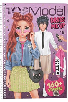 STOREMAX GÇAVM 13387 TOPModel Rebel Kitty Kitap Beni Giydir 20 Sayfa Önceden Basılmış Kendin Yap Desen D