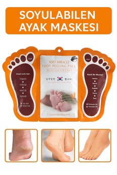 efero Soft Miracle Foot Peeling Pack - Ayak Soyucu Çorap Ölü Derileri Soyan Ayak Çorabı Peeling Maskesi
