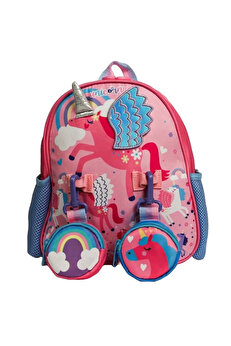 gizmurstore Vest Unicorn Pembe Mini Sırt Çantası