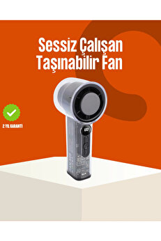 gizmurstore Yüksek Hızlı Şarjlı Fan | Kamp, Ofis ve Açık Hava İçin İdeal