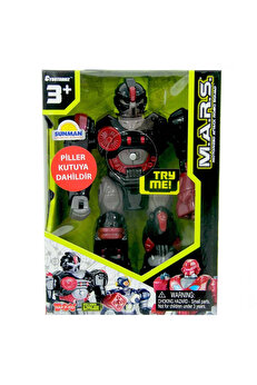 gizmurstore Sunman M.A.R.S. Işıklı Yürüyen Robot - S00005767 - 1 Adet Stokta Olan Gönderilir