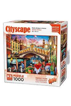 gizmurstore KS Games Riatto Bridge in Venice Puzzle 1000 Parça 20757