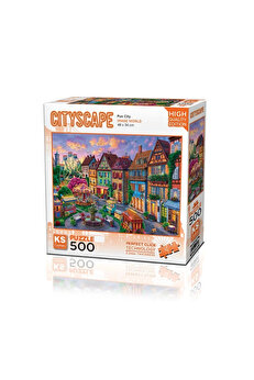 gizmurstore 20047 Fun City 500 Parça Puzzle -KS