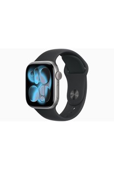 Apple Watch Series 11 GPS 42 mm Uzay Grisi Alüminyum Kasa ve Siyah Spor Kordon - M/L